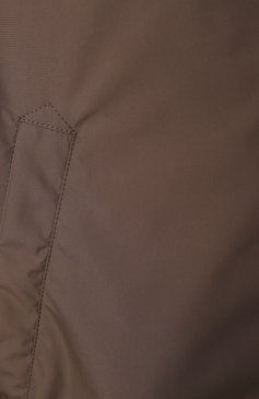 Мужской бомбер CANALI коричневого цвета, арт. 040988U/G02321 | Фото 6 (Драгоценн�ые камни: Проставлено; Рукава: Длинные; Длина (верхняя одежда): Короткие; Материал сплава: Проставлено; Стили: Кэжуэл; Принт: Без принта; Кросс-КТ: бомбер; Материал внешний: Синтетический материал)