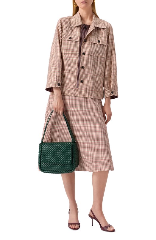 Сумка Cobble Bottega Veneta 766783/V01D Зелёный  766783/V01D Фото 7