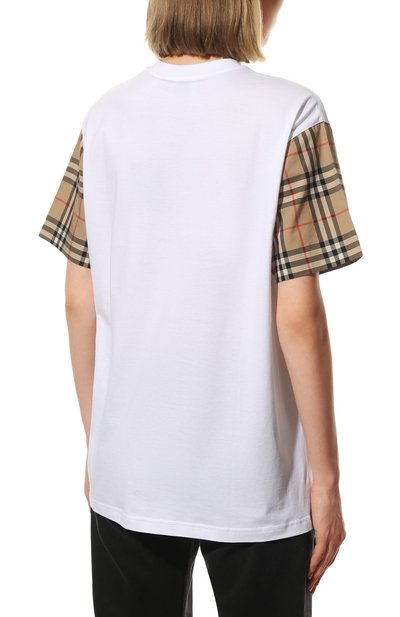 Хлопковая футболка BURBERRY, арт. 8042716, фото 4