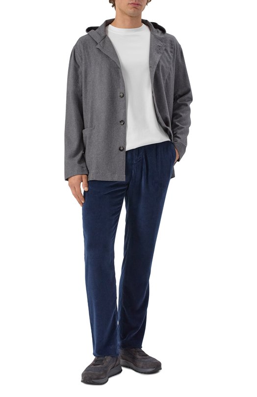 Вельветовые брюки Kiton UPLACRK0138H02 Синий  UPLACRK0138H02 Фото 2