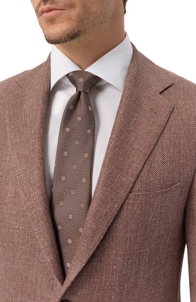 Мужской шелковый галстук CANALI, арт. 18/HJ04492