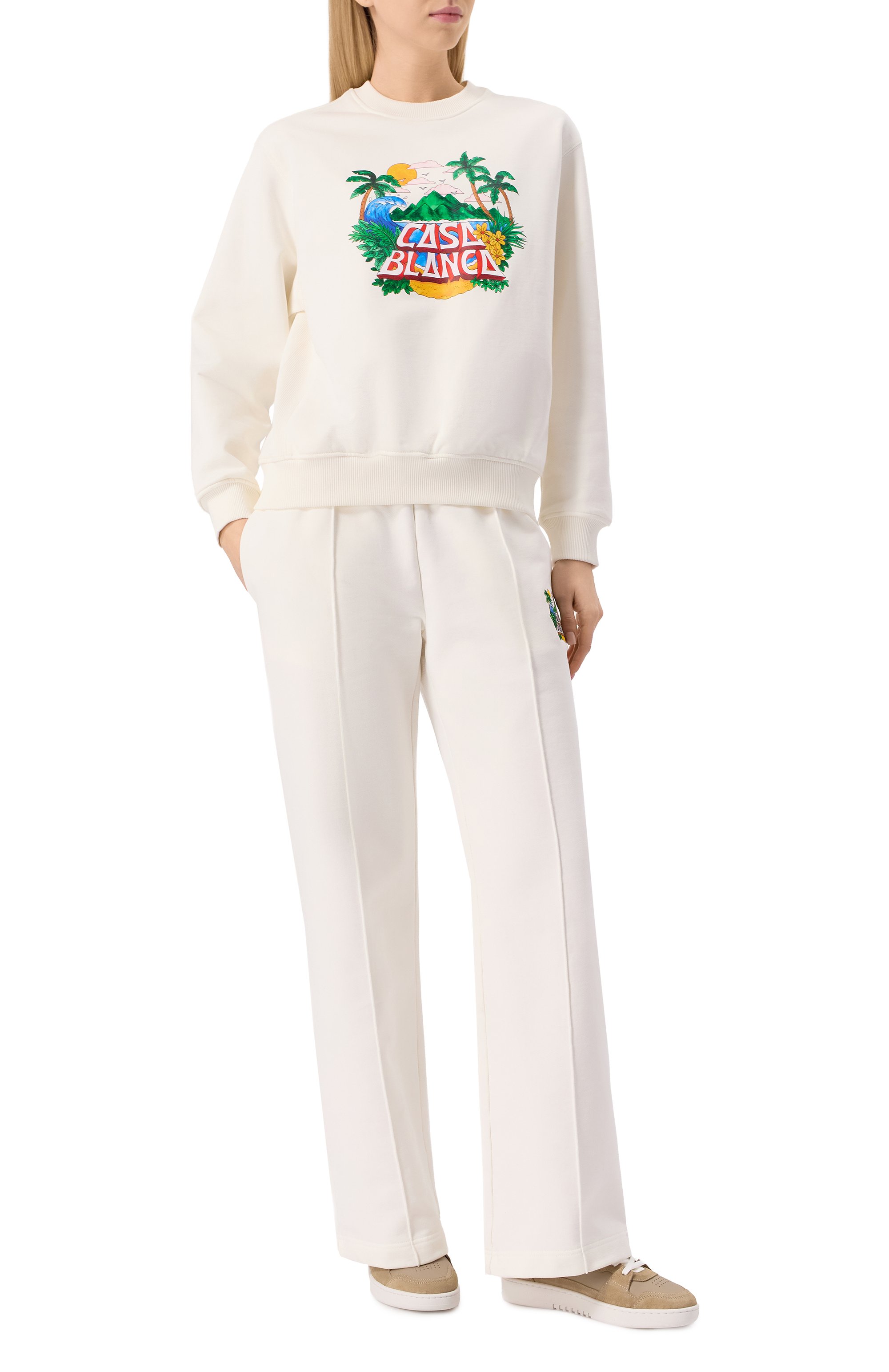 Хлопковые брюки CASABLANCA, арт. WS25-JTR-101-01, фото 2