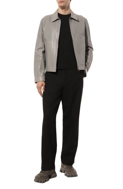 Кожаная куртка PRADA, арт. UPW378-1YI1-F0424, фото 2