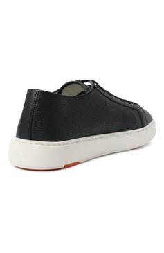 Мужские кожаные кеды SANTONI черного цвета, арт. MBCD21571BARCMMDN01 | Фото 5 (Подошва: Массивная; Материал внутренний: Натуральная кожа; Материал утеплителя: Без утеплителя; Региональные ограничения белый список (Axapta Mercury): RU; Стили: Классический; Материал сплава: Проставлено; Драгоценные камни: Проставлено; Материал внешний: Натуральная кожа; Кросс-КТ: Низкие; ширина носка стельки: 9,5, 9,7, 8,6, 8,8, 8,9, 9, 9,1, 9,3, 9,4; толщина подо�швы: 3,8, 3,9, 3,7)