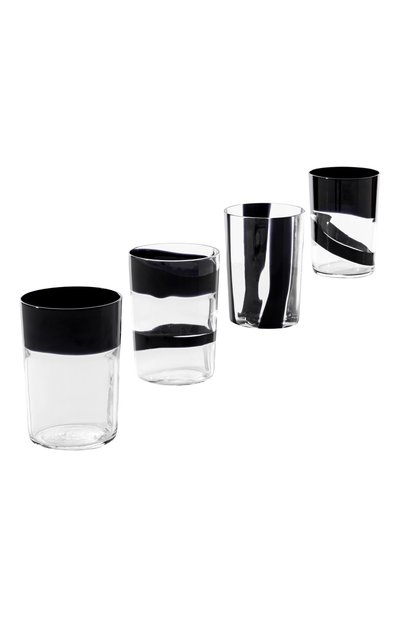 Набор из 4-х стаканов black belt VENINI, арт. F0330300004A0Q