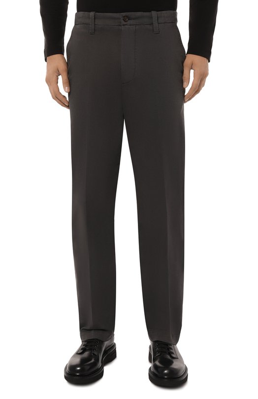 Хлопковые брюки Corneliani 944ED2-9420133 Серый  944ED2-9420133 Фото 3
