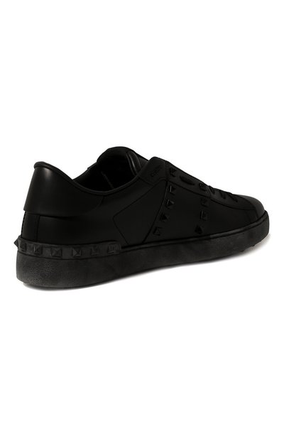 Кожаные кеды rockstud untitled VALENTINO черного цвета по цене 64650 руб., арт. UY2S0931/YEK, фото 5 Кожаные кеды rockstud untitled VALENTINO, арт. UY2S0931/YEK, фото 5