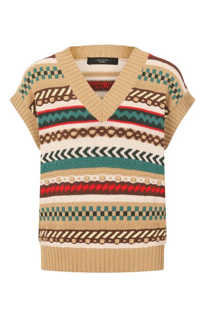 Женский хлопковый жилет WEEKEND MAX MARA, арт. VICIN0