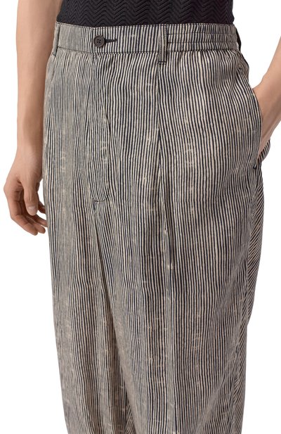 Джоггеры из лиоцелла и вискозы EMPORIO ARMANI, арт. EM005490/AF14214, фото 5