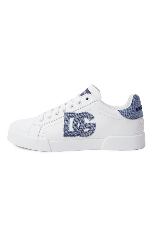 Кожаные кеды Portofino Light Dolce & Gabbana CK2318/A6H53 Белый  CK2318/A6H53 Фото 4