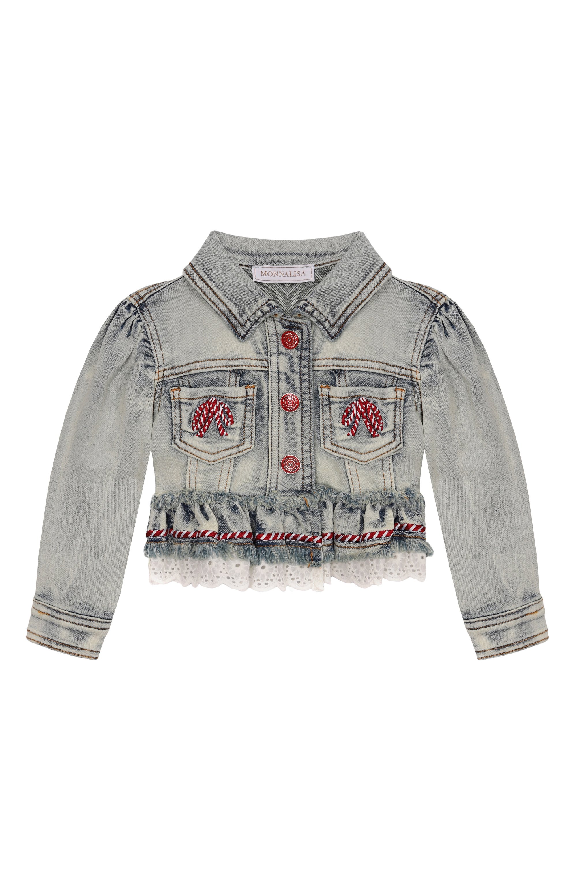 Джинсовая куртка MONNALISA, арт. 39E101, фото 1