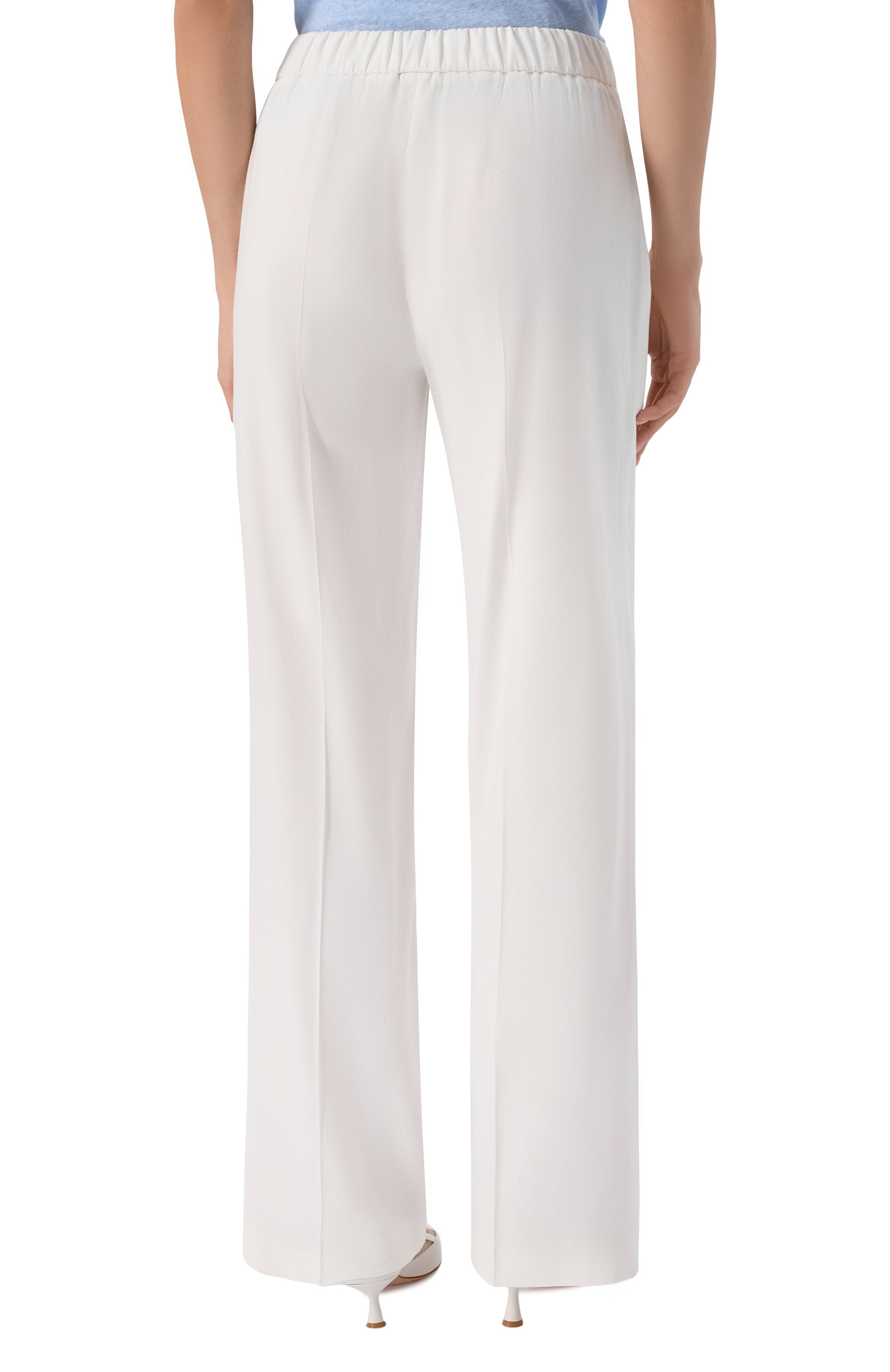 Брюки изо льна и вискозы BOSS, арт. 50540608, фото 4