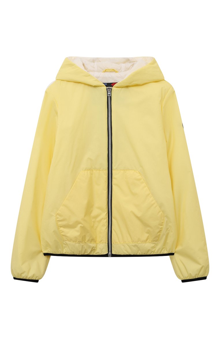 Детская ветровка HERNO желтого цвета, арт. GI000010X/12456/4A-8A | Фото 1 (Материал подклада: Синтетический материал; Рукава: Длинны�е; Материал внешний: Синтетический материал; Кросс-КТ: Ветровки, Лето; Ростовка одежда: 6 лет | 116 см, 8 лет | 128 см)