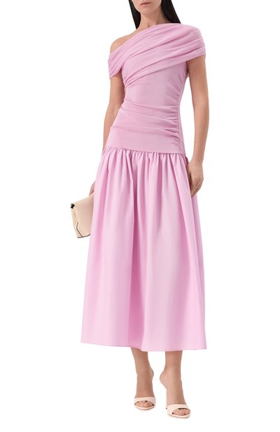 Платье из хлопка и вискозы SELF-PORTRAIT, арт. RS26108MP, фото 2