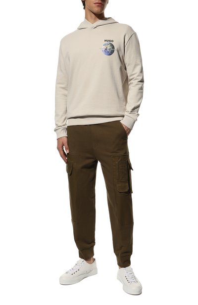 Хлопковое худи HUGO, арт. 50473788, фото 2