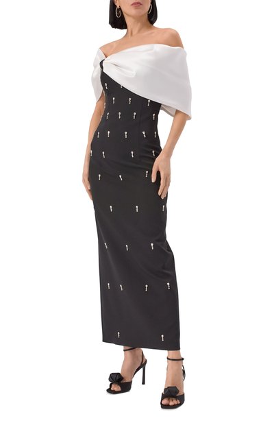 Платье с отделкой стразами SASHA KIM, арт. УТ-00001742, фото 3