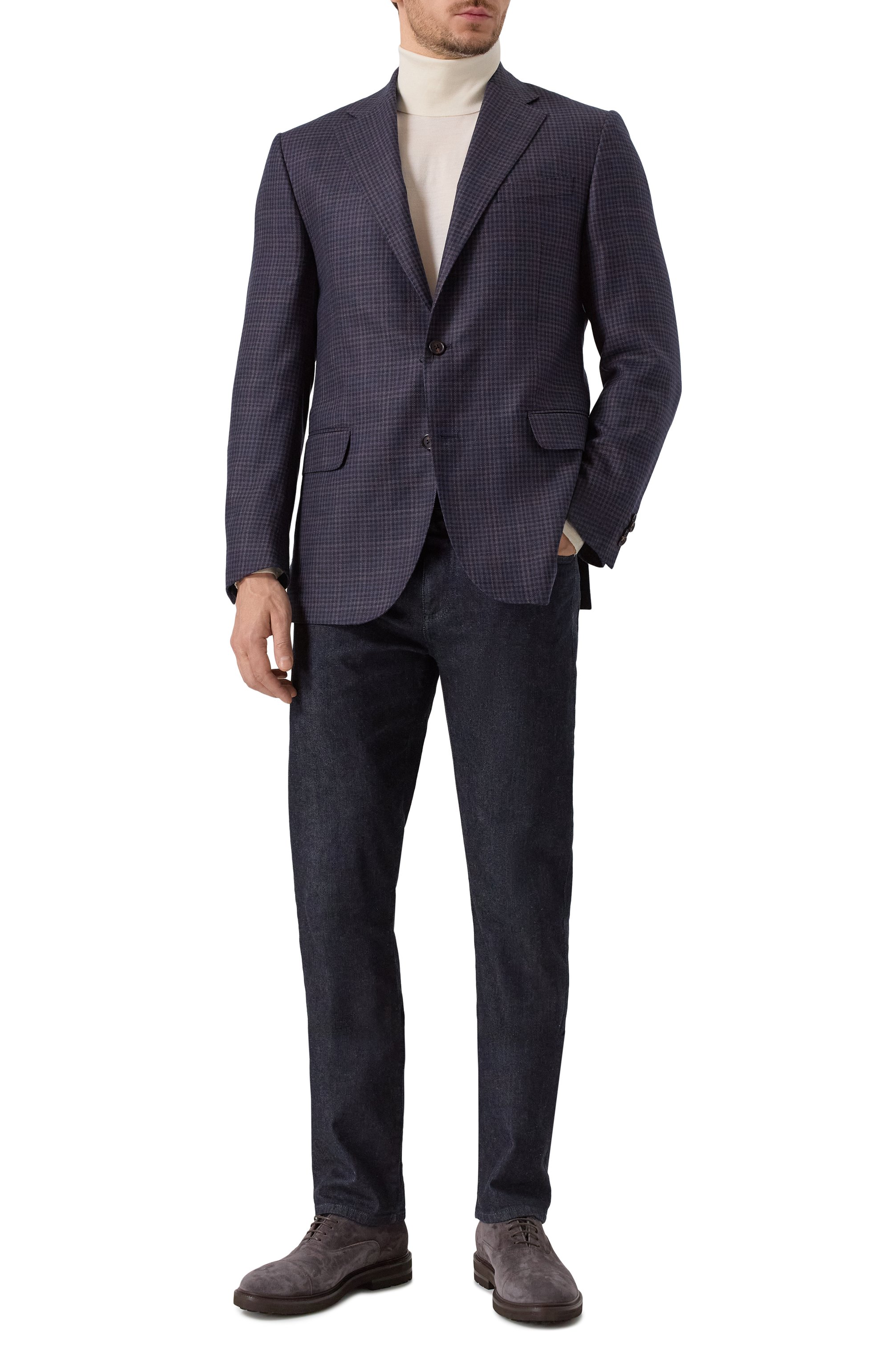 Пиджак из шелка и шерсти CORNELIANI, арт. 266008-2616921, фото 2