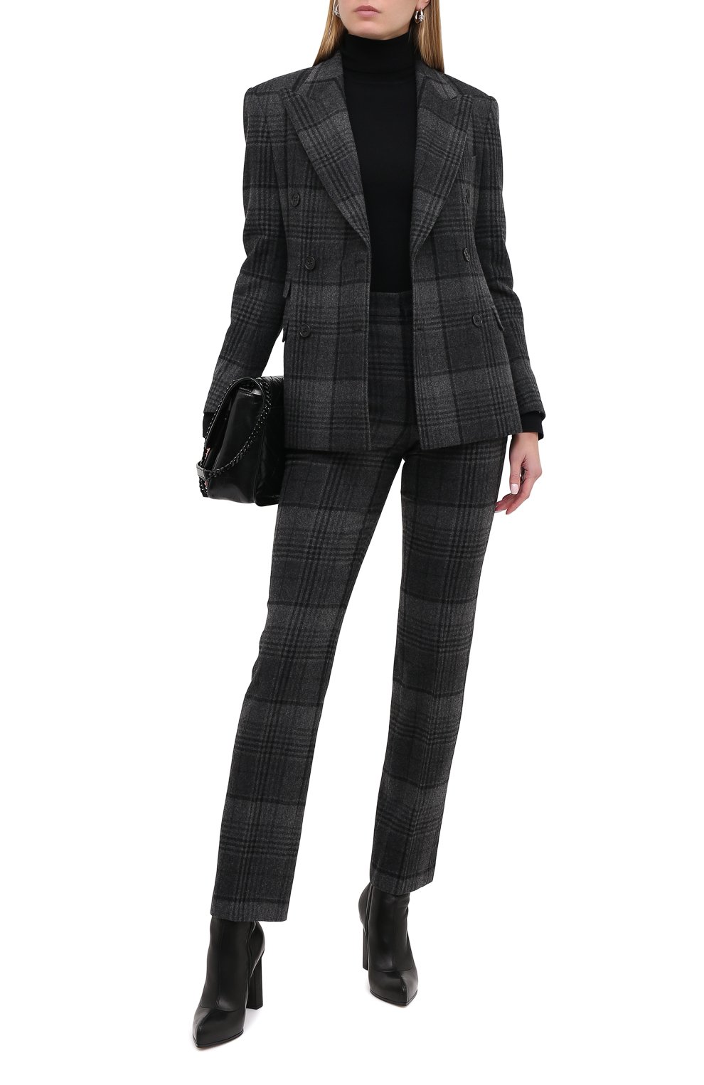 Брюки из шерсти и кашемира RALPH LAUREN темно-серого цвета по цене 219500 руб., арт. 290824270, фото 2 Брюки из шерсти и кашемира RALPH LAUREN, арт. 290824270, фото 2