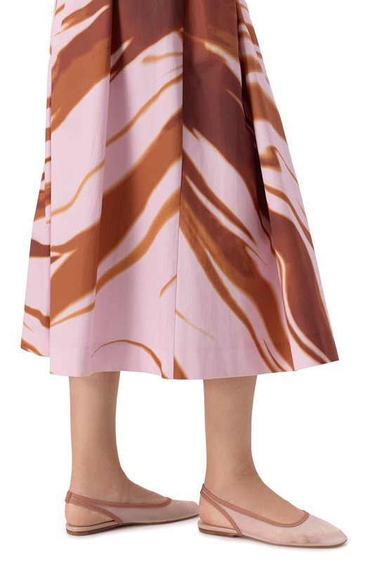 Текстильные балетки Dries Van Noten WS251/1635/900 Бежевый  WS251/1635/900 Фото 3