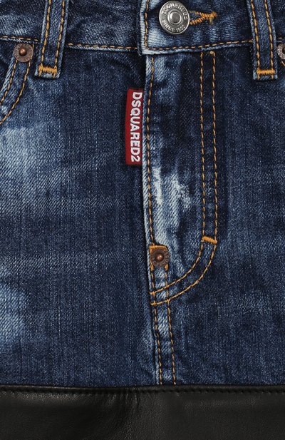 Джинсовая мини-юбка DSQUARED2, арт. DQ03DR-D00U1, фото 3
