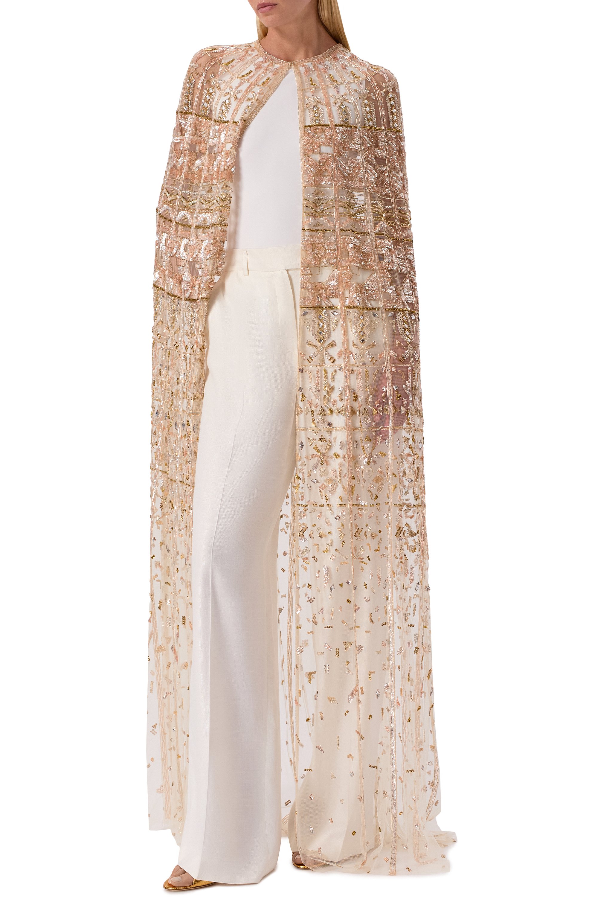 Накидка с отделкой пайетками ZUHAIR MURAD, арт. SAP26064/EMTE001, фото 2