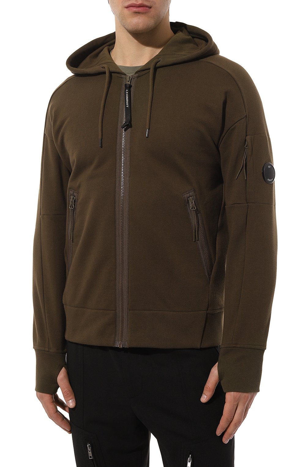 Хлопковая толстовка C.P. COMPANY, арт. 14CMSS070A-005086W, фото 3