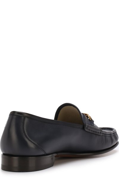 Кожаные лоферы с декоративной цепью TOM FORD, арт. J1060T-VSP, фото 4
