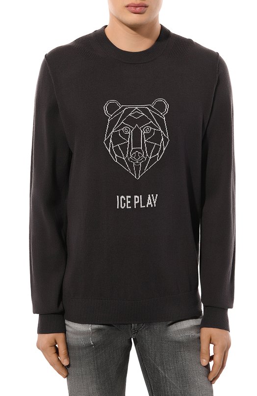 Джемпер из хлопка и шерсти Ice Play 3
