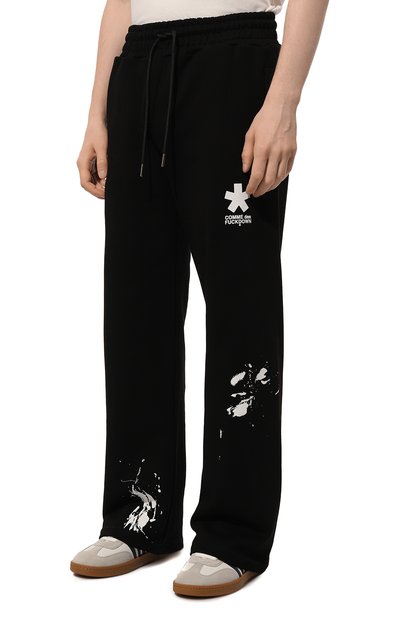 Хлопковые брюки COMME DES FUCKDOWN, арт. CFABM01323, фото 3