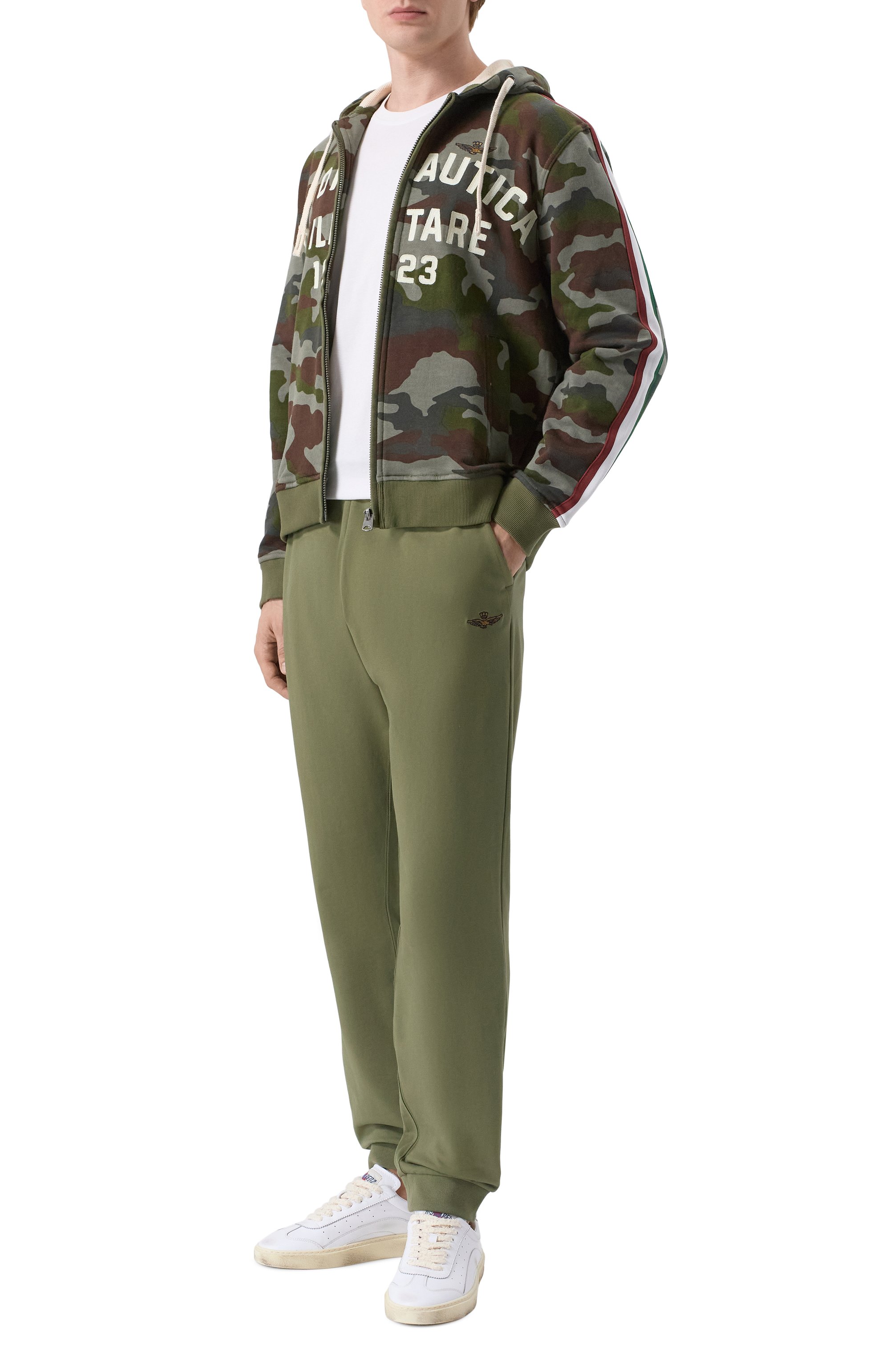 Хлопковая толстовка AERONAUTICA MILITARE разноцветного цвета по цене 26250 руб., арт. FE2070UF00678, фото 2 Хлопковая толстовка AERONAUTICA MILITARE, арт. FE2070UF00678, фото 2