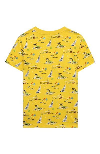 Хлопковая футболка POLO RALPH LAUREN, арт. 323861441, фото 2