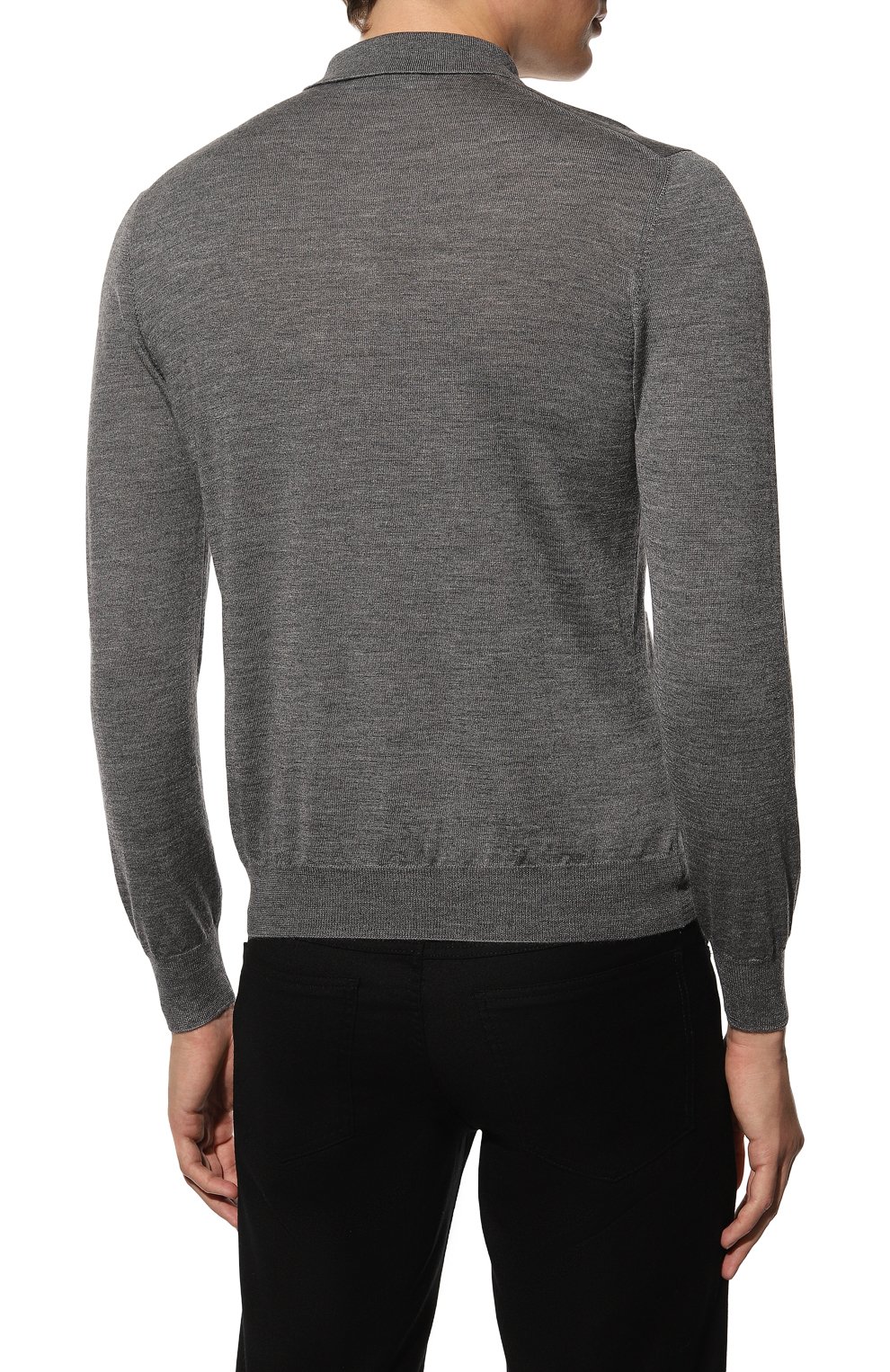 Поло из шерсти и шелка GRAN SASSO, арт. 57132/13190, фото 4