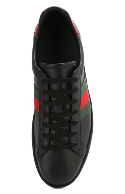 Кожаные кеды ace GUCCI, арт. 386750/A38D0, фото 5