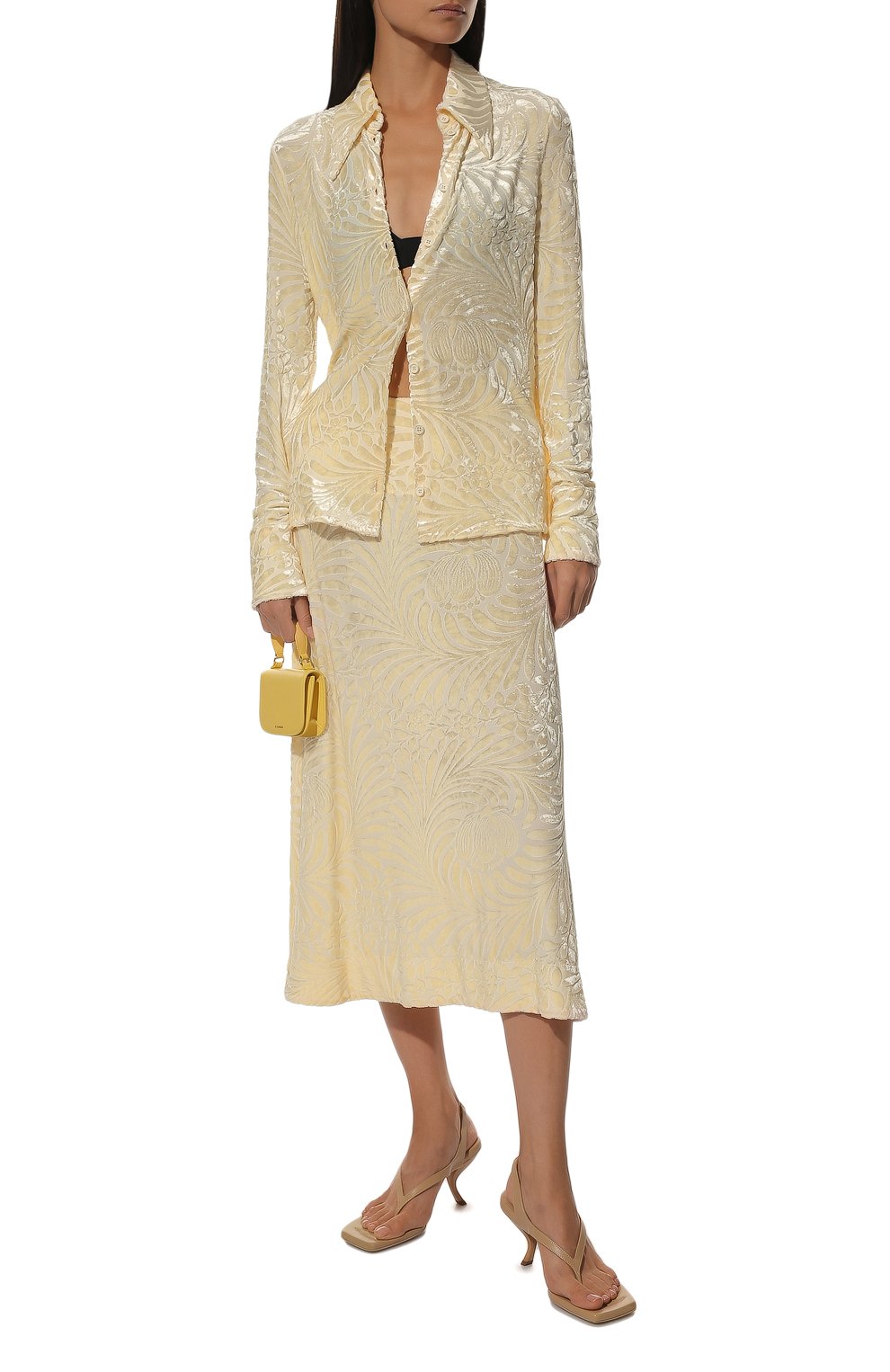 Блузка из вискозы JIL SANDER, арт. J01DL0017-J65012, фото 2
