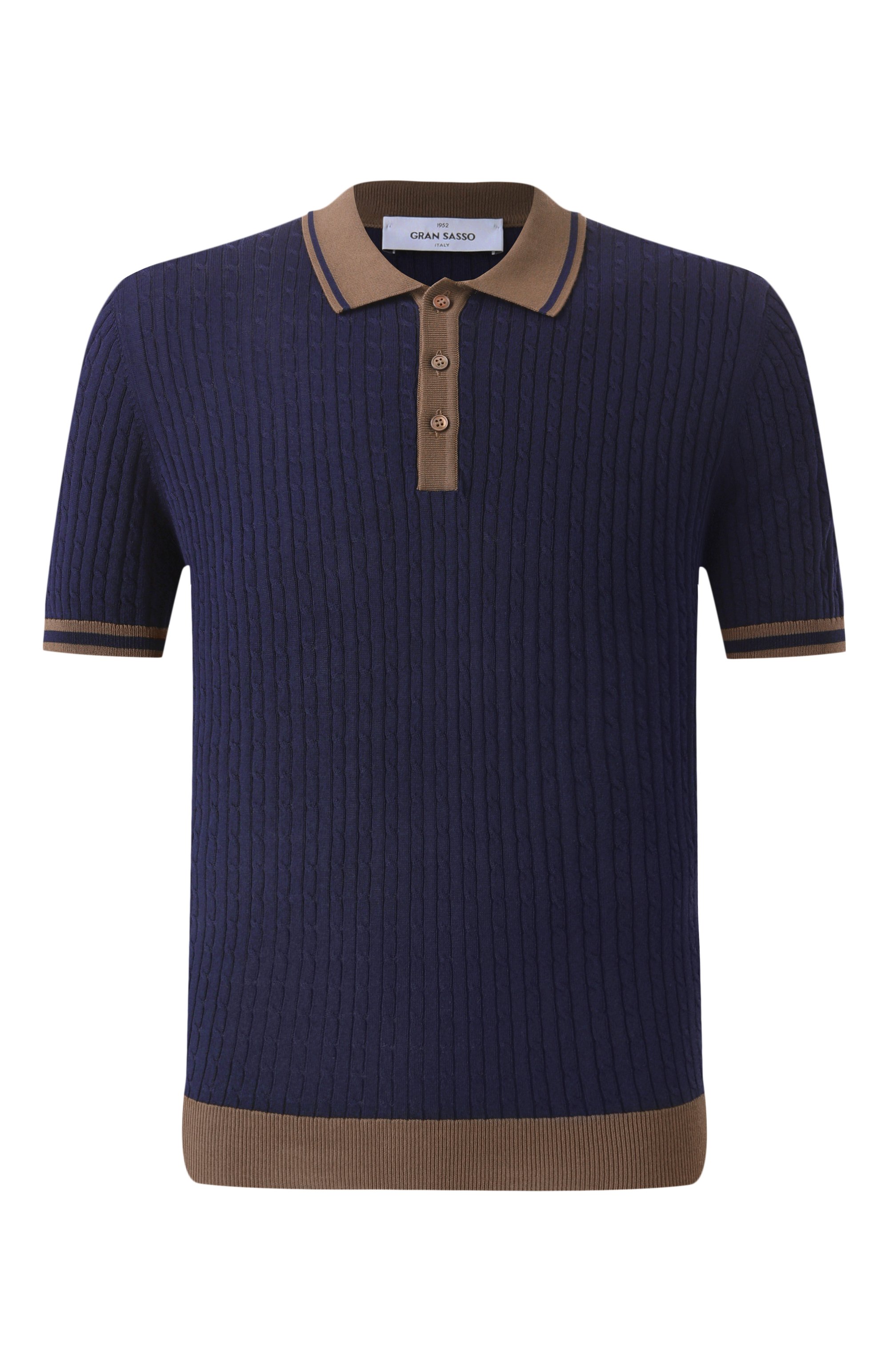 Хлопковое поло GRAN SASSO, арт. 57113/20625, фото 1