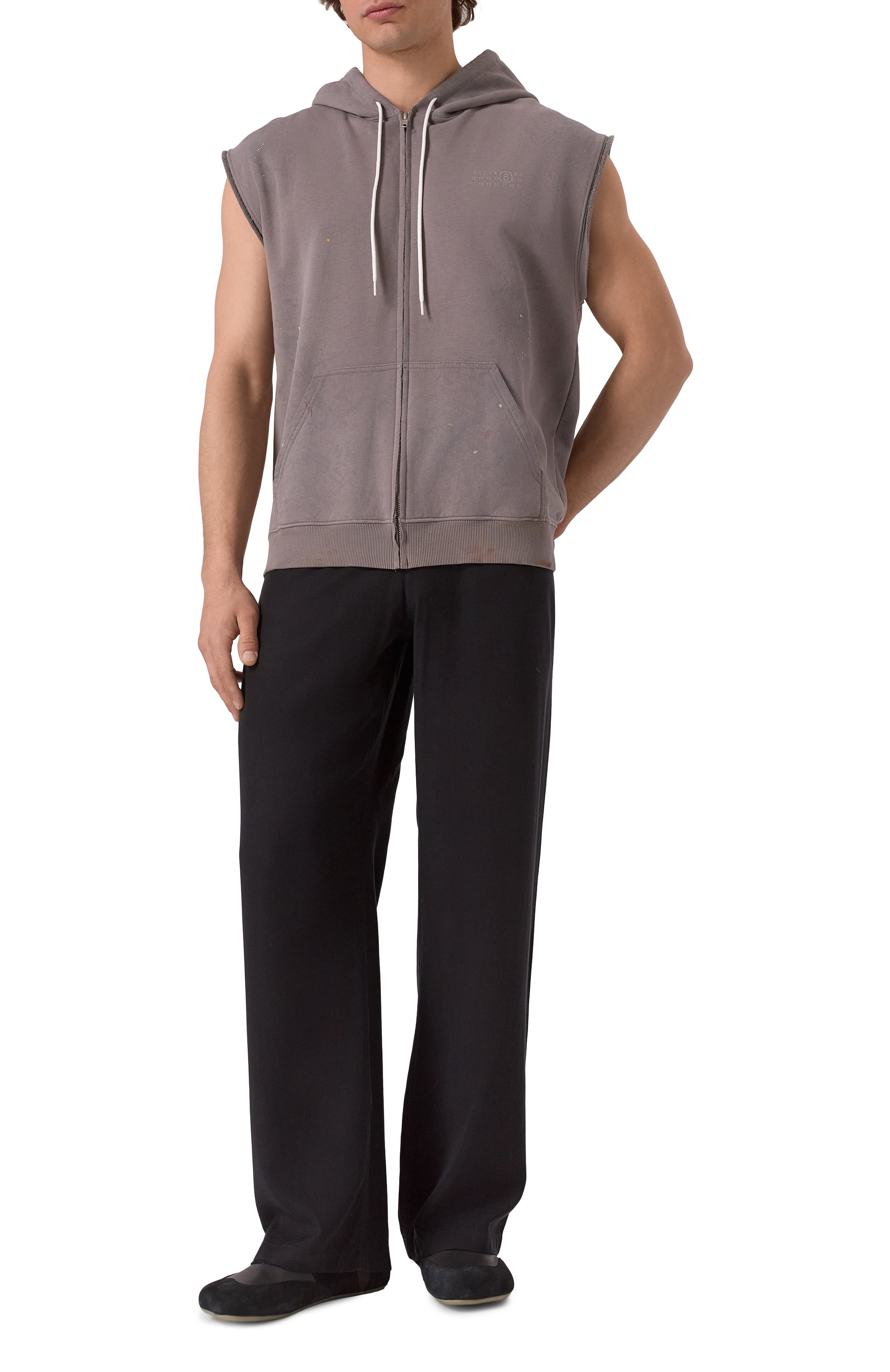 Кожаные кеды anatomic MM6 черного цвета по цене 54500 руб., арт. SH3WS0012/P6435, фото 2 Кожаные кеды anatomic MM6, арт. SH3WS0012/P6435, фото 2