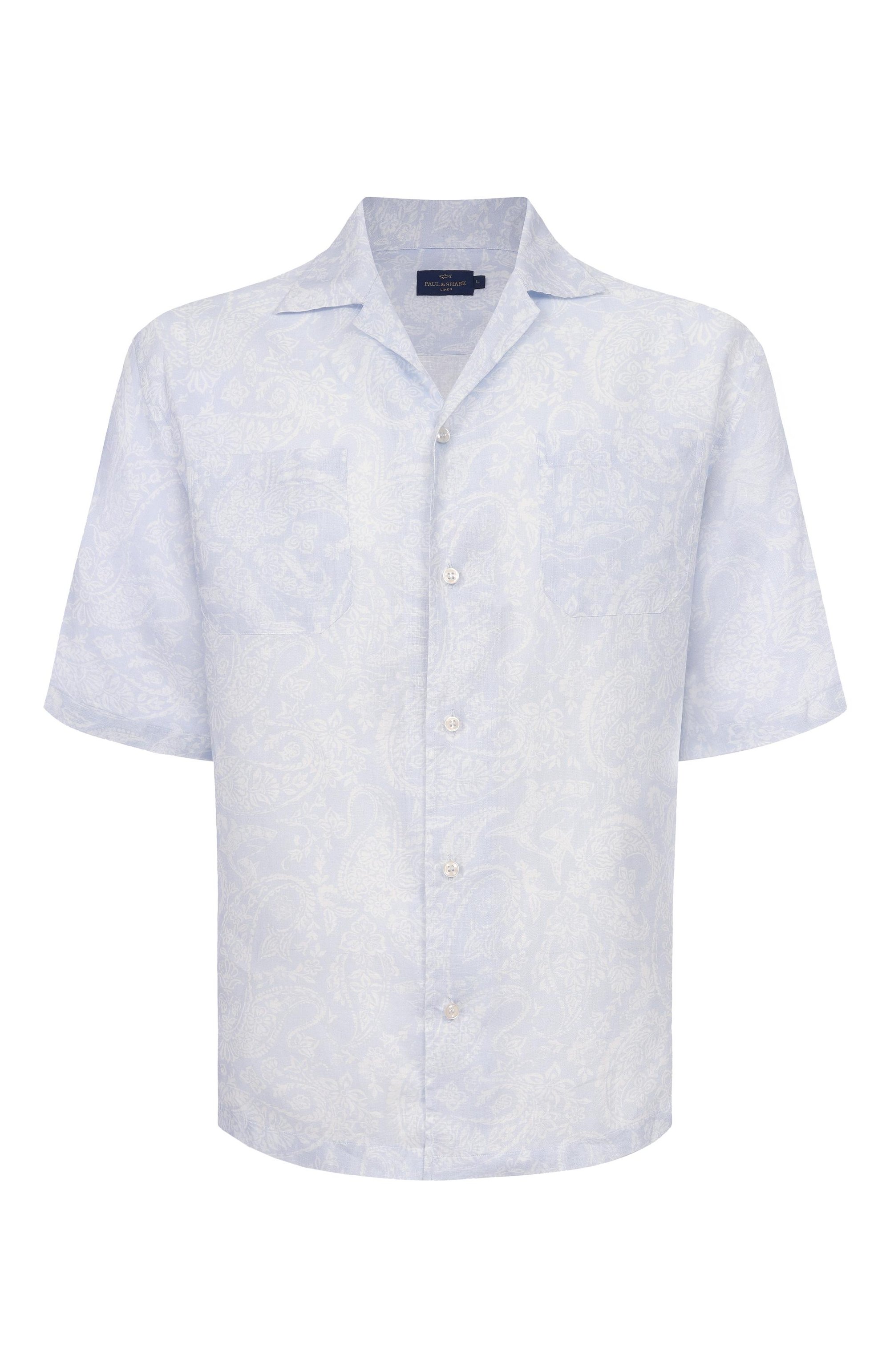 Льняная рубашка PAUL&SHARK, арт. 26413177_001, фото 1