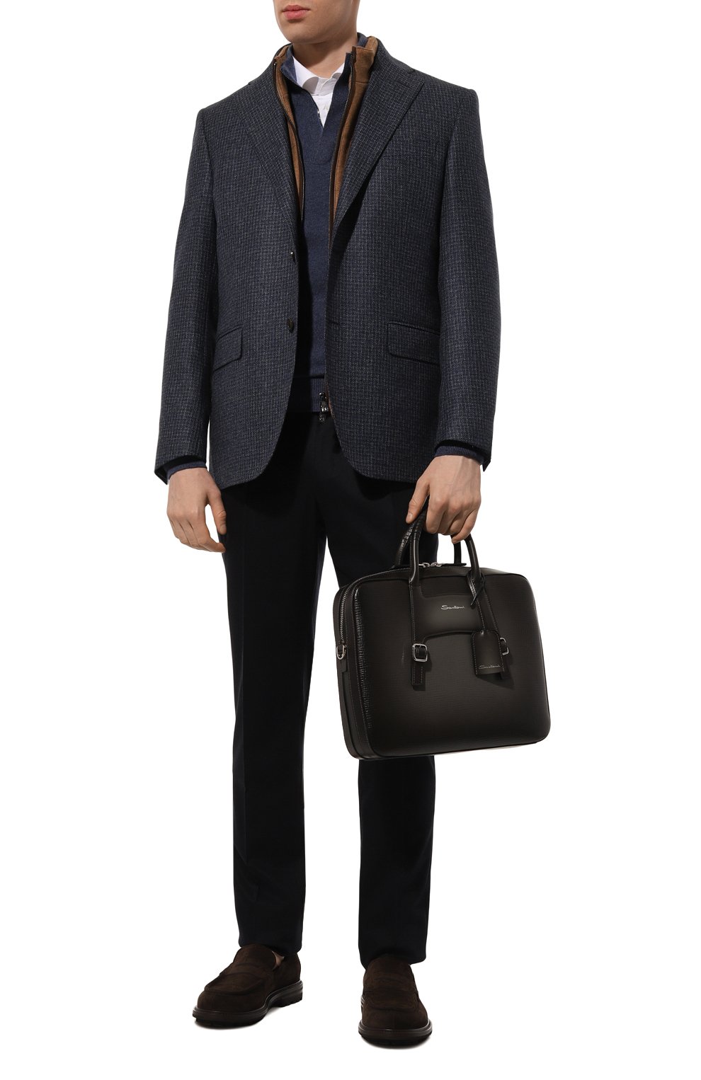 Хлопковая сорочка CORNELIANI, арт. 93P100-9311700, фото 2