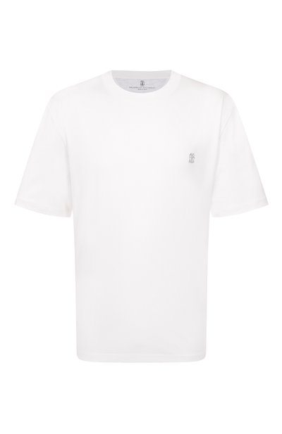 Хлопковая футболка BRUNELLO CUCINELLI, арт. M0B137444W, фото 1