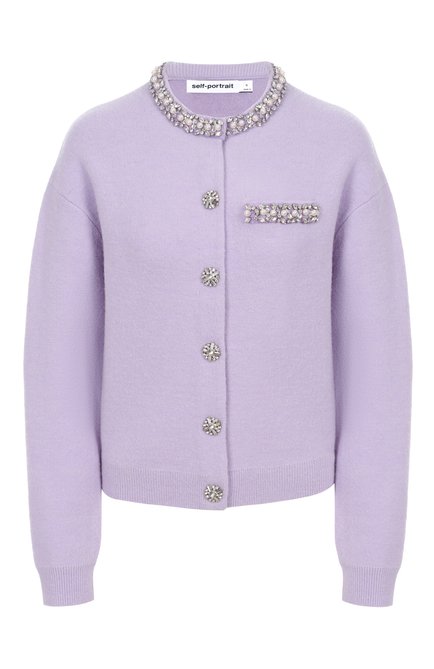 Женский кардиган из вискозы и шерсти SELF-PORTRAIT, арт. PF25085CL