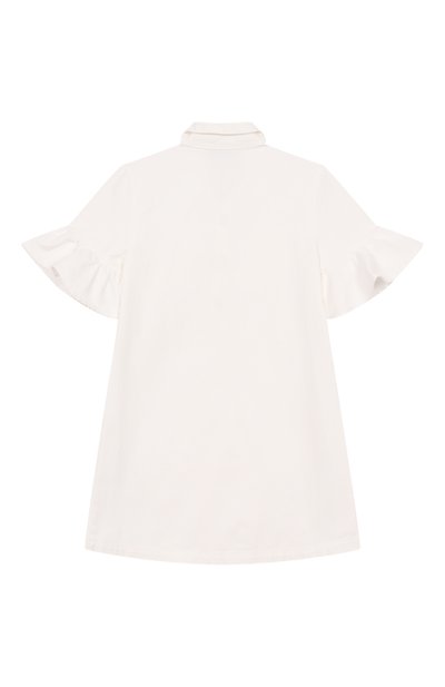 Джинсовое платье MOSCHINO молочного цвета по цене 21800 руб., арт. HAV0EM/L0A14/10-14, фото 2 Джинсовое платье MOSCHINO, арт. HAV0EM/L0A14/10-14, фото 2