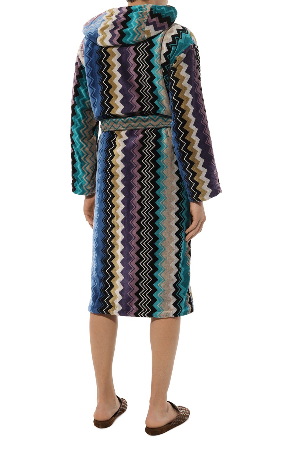 Хлопковый халат MISSONI разноцветного цвета по цене 37350 руб., арт. 1G3AC99708, фото 4 Хлопковый халат MISSONI, арт. 1G3AC99708, фото 4