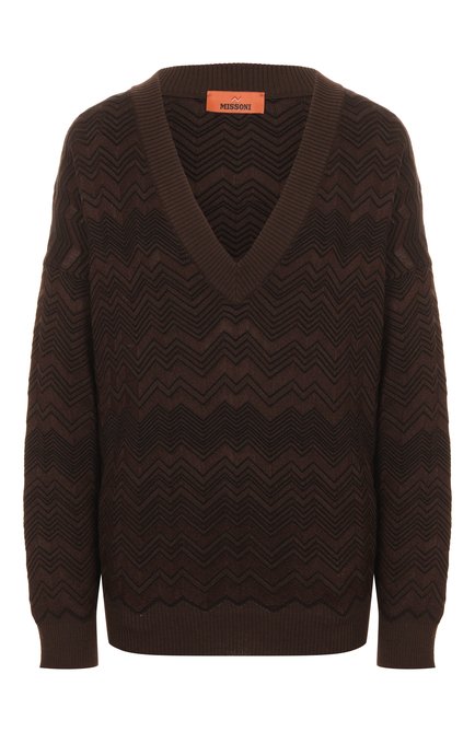 Женский пуловер из шерсти и вискозы MISSONI, арт. DS25WN14/BK01CP