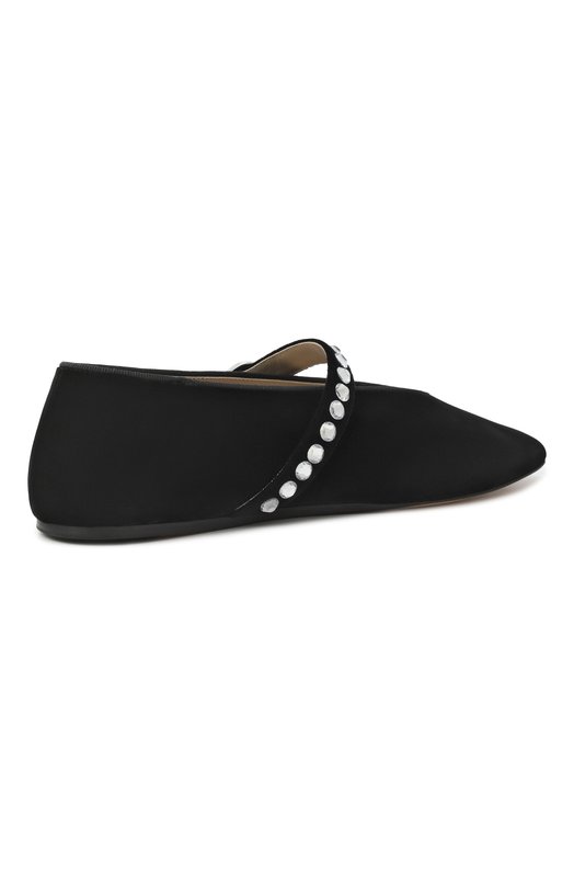 Бархатные балетки Stella Le Monde Beryl STE-VEL-BCR Чёрный  STE-VEL-BCR Фото 5