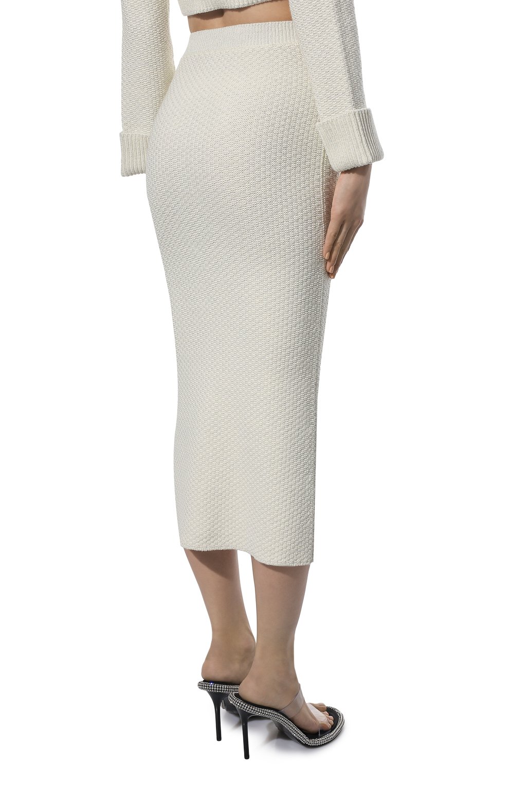 Юбка из хлопка и вискозы SELF-PORTRAIT, арт. RS22-072S, фото 4