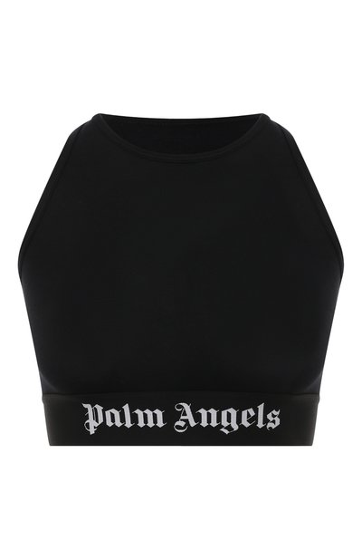 Женский хлопковый топ PALM ANGELS, арт. PWUE003S23FAB0011010