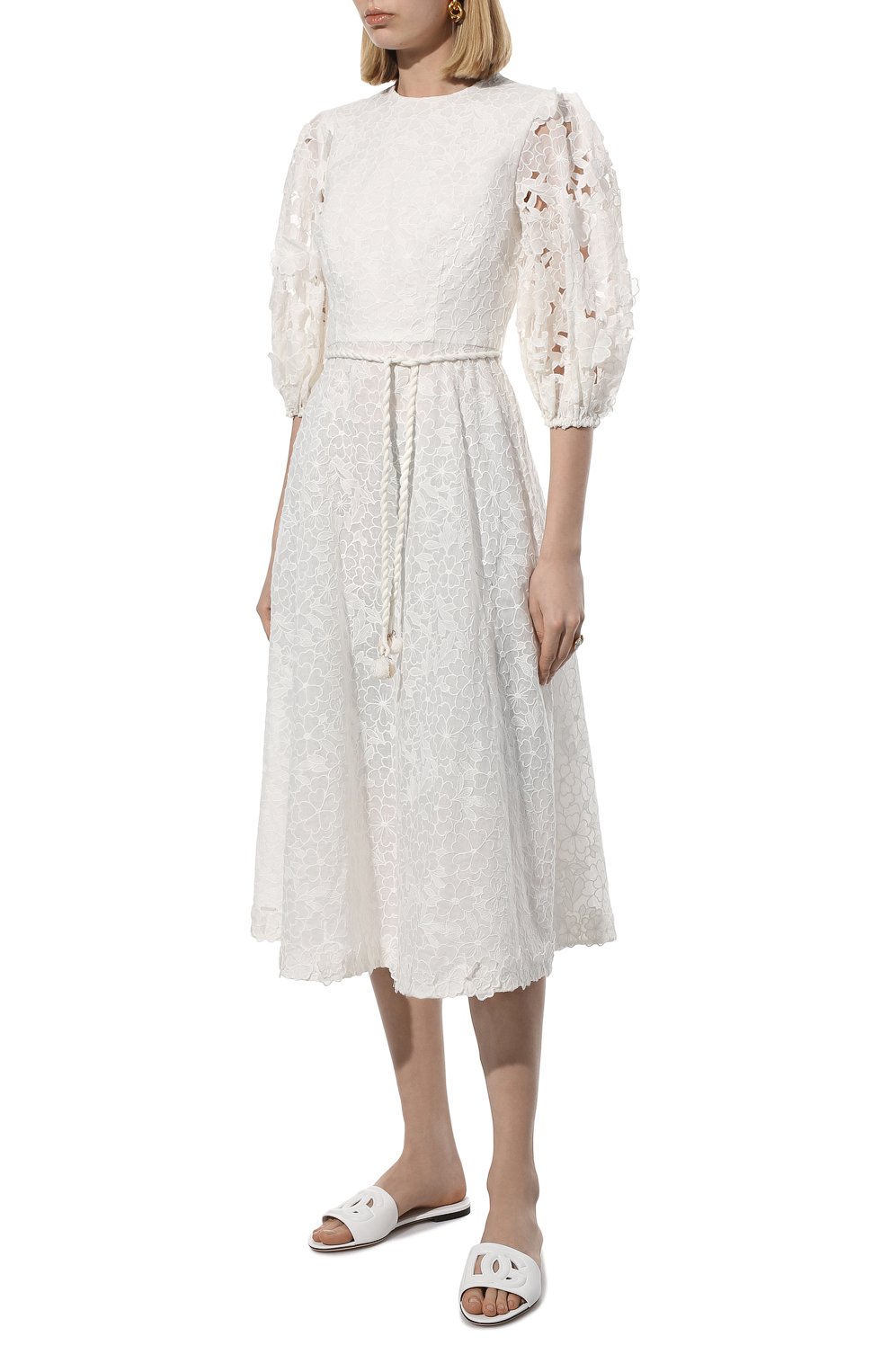 Платье ZIMMERMANN белого цвета по цене 135000 руб., арт. 3276DL0L, фото 3 Платье ZIMMERMANN, арт. 3276DL0L, фото 3