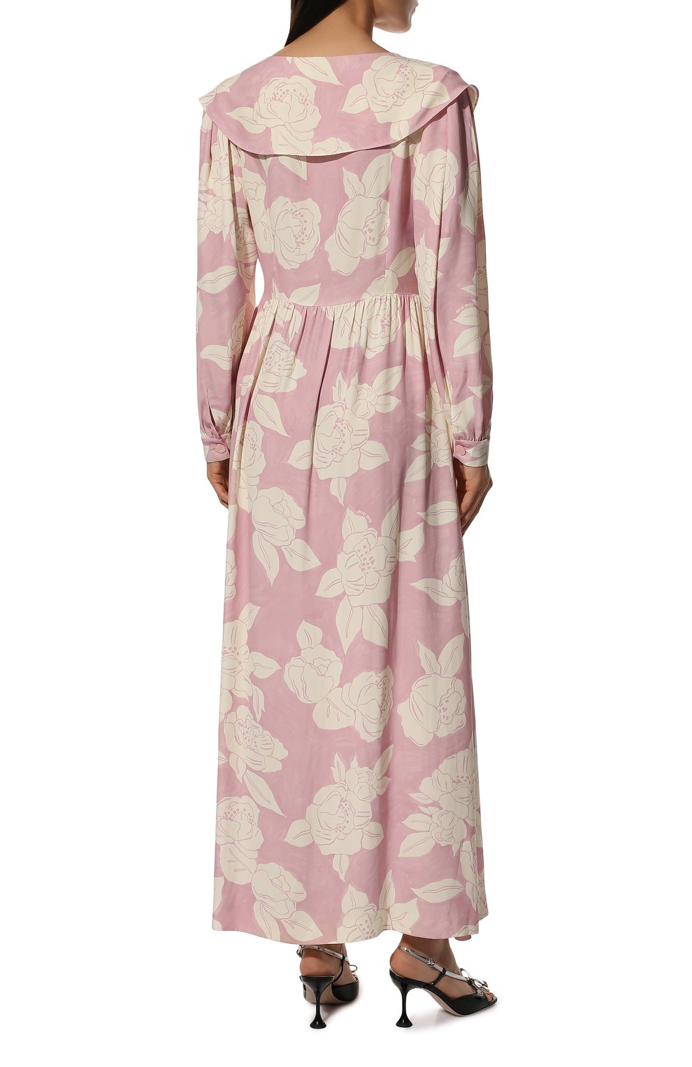 Платье из вискозы MIU MIU, арт. MF4034-1YD6-F0442, фото 4