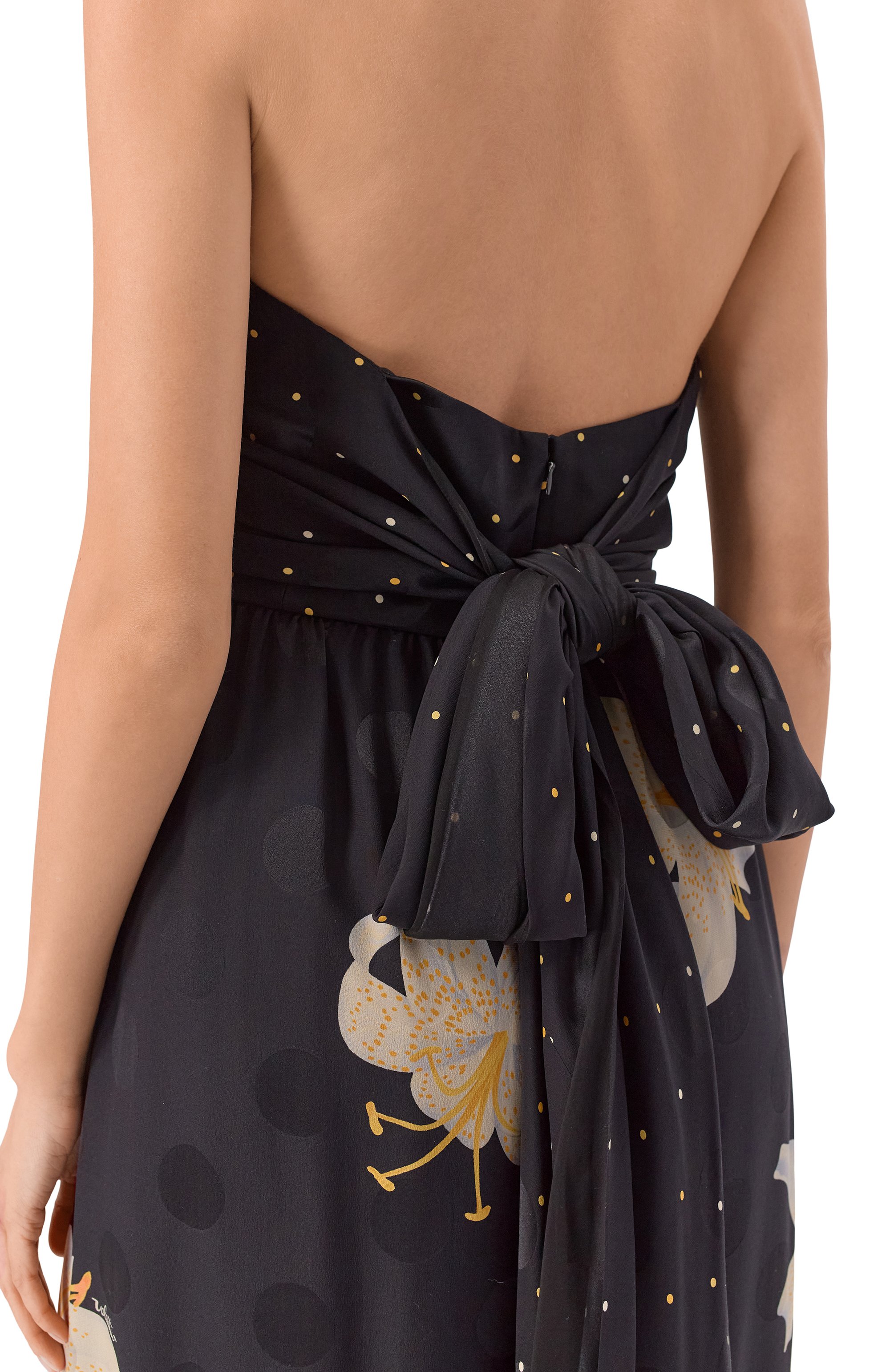 Шелковое платье VALENTINO, арт. 8B3VDME1/9U8, фото 4