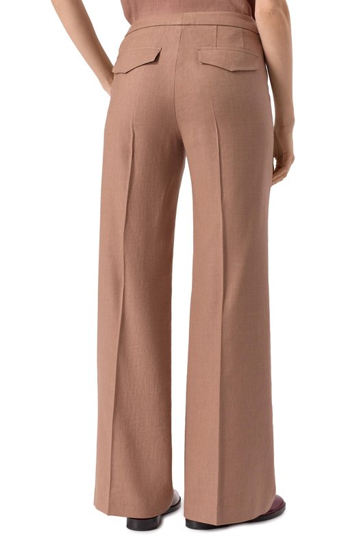 Льняные брюки Windsor 52 DHE813 10017384/10017384 Бежевый  52 DHE813 10017384/10017384 Фото 4